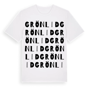 Grönlid ordlek t-shirt – ekologisk bomull t-shirt från Pinshirt