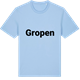 Blue Soul t-shirt med Gropen fetstil t-shirt