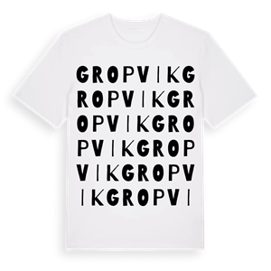 Gropvik ordlek t-shirt – ekologisk bomull t-shirt från Pinshirt