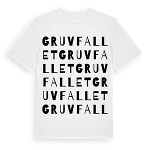 Gruvfallet ordlek t-shirt – ekologisk bomull t-shirt från Pinshirt