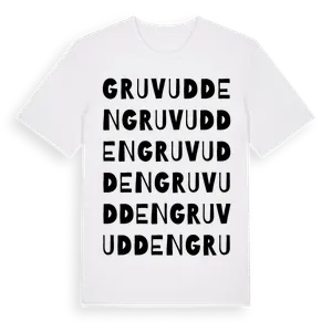 Gruvudden ordlek t-shirt – ekologisk bomull t-shirt från Pinshirt