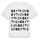 Grythem ordlek t-shirt