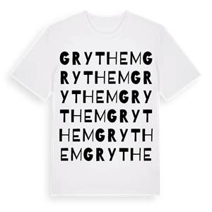 Grythem ordlek t-shirt – ekologisk bomull t-shirt från Pinshirt