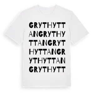 Grythyttan ordlek t-shirt – ekologisk bomull t-shirt från Pinshirt