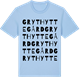 Blue Soul t-shirt med Grythytte gård ordlek t-shirt