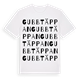 Gubbtäppan ordlek t-shirt