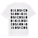 Guldsmedsboda ordlek t-shirt