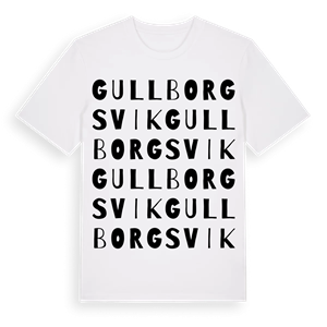 Gullborgsvik ordlek t-shirt – ekologisk bomull t-shirt från Pinshirt