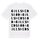 Gullsmedsboda ordlek t-shirt