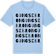 Blue Soul t-shirt med Gungsebron ordlek t-shirt