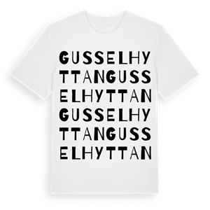 Gusselhyttan ordlek t-shirt – ekologisk bomull t-shirt från Pinshirt