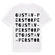 Gustav-Perstorpet ordlek t-shirt