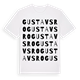 Gustavsro ordlek t-shirt