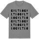 Mid Heather Gray t-shirt med Gyltbo ordlek t-shirt