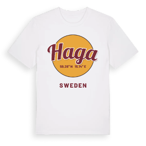 Haga cirkel t-shirt – ekologisk bomull t-shirt från Pinshirt