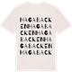 Vintage White t-shirt med Hagabacken ordlek t-shirt