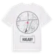 White t-shirt med Hagaby t-shirt