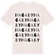 Vintage White t-shirt med Hagaby ordlek t-shirt