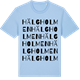 Blue Soul t-shirt med Hälgholmen ordlek t-shirt
