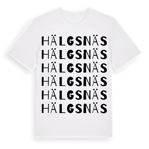 Hälgsnäs ordlek t-shirt – ekologisk bomull t-shirt från Pinshirt