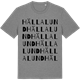 Mid Heather Gray t-shirt med Hällalund ordlek t-shirt