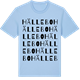 Blue Soul t-shirt med Hällebo ordlek t-shirt