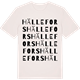 Vintage White t-shirt med Hällefors ordlek t-shirt