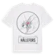 White t-shirt med Hällefors t-shirt
