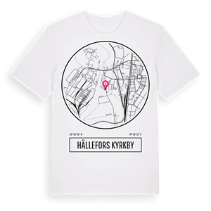 Hällefors Kyrkby t-shirt – ekologisk bomull t-shirt från Pinshirt