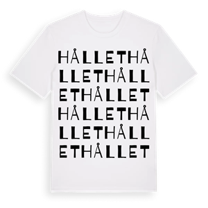 Hållet ordlek t-shirt – ekologisk bomull t-shirt från Pinshirt