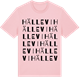 Pink Cotton t-shirt med Hällevi ordlek t-shirt
