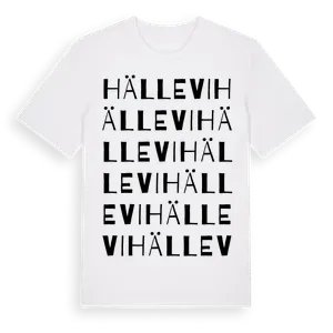 Hällevi ordlek t-shirt – ekologisk bomull t-shirt från Pinshirt