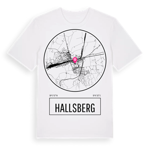 Hallsberg t-shirt – ekologisk bomull t-shirt från Pinshirt