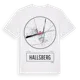 White t-shirt med Hallsberg t-shirt