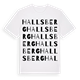 Hallsberg ordlek t-shirt