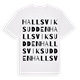 Hallsviksudden ordlek t-shirt