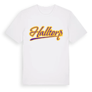 Halltorp baseball t-shirt – ekologisk bomull t-shirt från Pinshirt