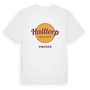 Halltorp cirkel t-shirt – ekologisk bomull t-shirt från Pinshirt