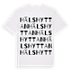 Hälshyttan ordlek t-shirt