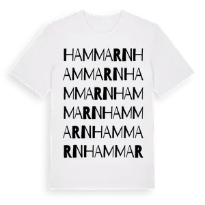 Hammarn ordlek t-shirt – ekologisk bomull t-shirt från Pinshirt