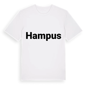 Hampus fetstil t-shirt – ekologisk bomull t-shirt från Pinshirt