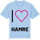Blue Soul t-shirt med Jag älskar Hamre t-shirt stort tryck