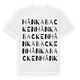 Hånkabacken ordlek t-shirt
