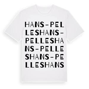 Hans-Pelles ordlek t-shirt – ekologisk bomull t-shirt från Pinshirt