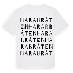 Harabråten ordlek t-shirt – ekologisk bomull t-shirt från Pinshirt