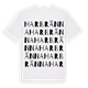 Harbränna ordlek t-shirt