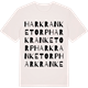 Vintage White t-shirt med Harkranketorp ordlek t-shirt