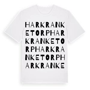 Harkranketorp ordlek t-shirt – ekologisk bomull t-shirt från Pinshirt