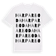 Harparboda ordlek t-shirt