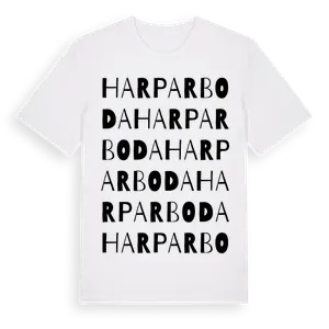 Harparboda ordlek t-shirt – ekologisk bomull t-shirt från Pinshirt